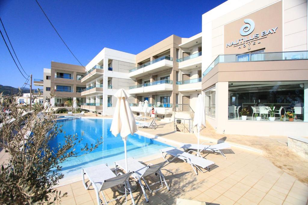 Nautilus Bay Hotel Kissamos Bagian luar foto